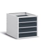 Cassettiera per banco lavoro Fami 630x607x570mm 4 cassetti, portata 100 Kg