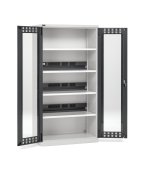 Armadio ante battenti in policarbonato Fami Perfom 1023x555x2000mm con prese, portata 800 Kg
