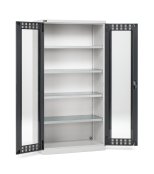 Armadio ante battenti in policarbonato Fami Perfom 1023x555x2000mm 4 ripiani, portata 800 Kg