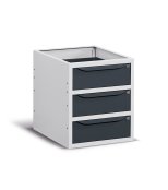 Cassettiera per banco lavoro Fami 500x607x570mm 3 cassetti, portata 75 Kg