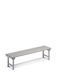 Panca per spogliatoio in metallo Fami 1495x360x385mm seduta in PVC