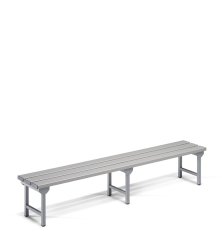Panca per spogliatoio in metallo Fami 2000x360x385mm seduta in PVC