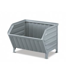 Contenitore industriale Fami 800x700x600mm con apertura a bocca di lupo (3pz)