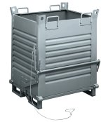 Contenitore industriale Fami 1000x800x1150mm con fondo apribile a rulli
