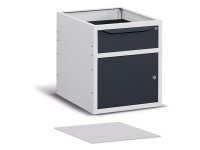 Fondo di chiusura in acciaio Fami 623x572mm per cassettiere banco da lavoro