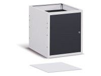 Fondo di chiusura in acciaio Fami 623x572mm per cassettiere banco da lavoro