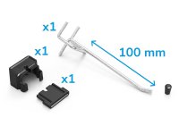 Ganci portautensili Fami The Block 100mm con sistema anti ribaltamento (10pz)