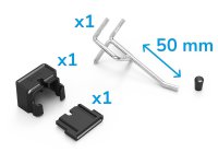 Ganci portautensili Fami The Block 50mm con sistema anti ribaltamento (10pz)