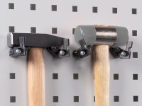 Ganci portautensili Fami Unipok fissabili su pareti forate e legno (30pz)