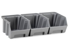 Set 3 contenitori Fami Picking Box Air 160x234x127mm per pareti forate portautensili