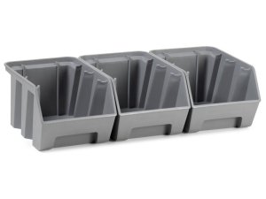 Set 3 contenitori Fami Picking Box Air 160x234x127mm per pareti forate portautensili