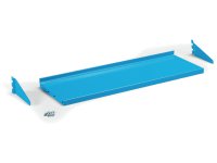 Mensole parete portautensili in acciaio 2000x140x146h (5pz)