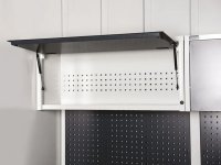 Arredo modulare Fami GARAGE064 piano gommato e 2 cassettiere, 2040mm