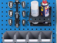 Pannello forato porta utensili Fami Work Look blu a foro quadro 10x10, 953x304mm