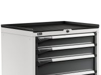 Piano superiore a 3 bordi rivetiito in PVC Fami 1021x729x23mm per cassettiere Master 54x36EH