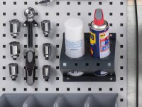 Porta bombolette spray 2 postazioni Fami Iron Team per arredamento officina