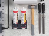 Porta silicone 2 postazioni Fami Iron Team per arredamento officina