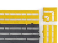 Raccordo di salita in polietilene Fami MAT 400x110x25mm per tappeto antisdrucciolo (12pz)