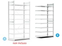 Scaffalatura aggiuntiva Fami ST1052 1028x521x2016mm, attacco a struttura ST1051