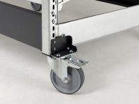 Scaffale dinamico a rulli Fami Kanban FIFO ST1103 1118x1009x2164mm a 4 telai inclinati con ruote