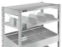 Scaffale per minuteria Fami ST1028 1057x521x2011mm a 6 piani con divisori
