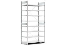 Scaffale a 8 piani Fami ST1049 1057x521x2056mm con 24 contenitori Picking Box Air