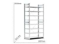Scaffale a 8 piani Fami ST1049 1057x521x2056mm con 24 contenitori Picking Box Air