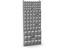 Scaffale portaminuteria Fami Visual Box 602x157x1500mm con 87 cassetti