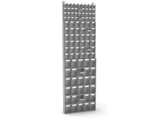 Scaffale portaminuteria Fami Visual Box 602x157x2000mm con 102 cassetti