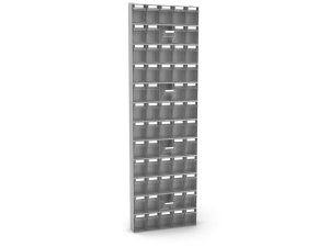 Scaffale portaminuteria Fami Visual Box 602x157x2000mm con 60 cassetti