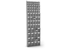 Scaffale portaminuteria Fami Visual Box 602x190x2000mm con 72 cassetti