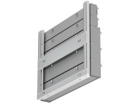 Scaffale portaminuteria Fami Visual Box 604x322x1600mm con base d'appoggio e 45 cassetti