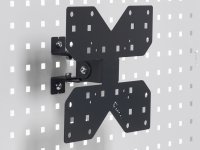 Piastra Fami Ergo Work per l'installazione di monitor su pannelli forati e bracci estensibili