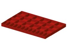Divisori 30 elementi per cassettiere Fami Master 1020x726 mm, frontale 75mm