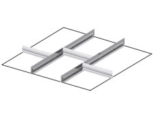 Divisori 5 elementi per cassettiere Fami Master 714x726 mm, frontale 300mm