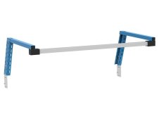 Supporto aereo con binario in alluminio Fami 1015x686x307mm blu per banchi lavoro