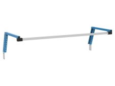 Supporto aereo con binario in alluminio Fami 1500x686x307mm blu per banchi lavoro