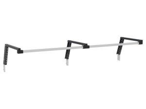Supporto aereo con binario in alluminio Fami 2000x686x307mm grigio per banchi lavoro