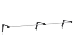Supporto aereo con binario in alluminio Fami 2970x686x307mm grigio per banchi lavoro