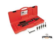 Rivettatrice manuale per inserti filettati FAR KJ29 M3-M10 in valigetta Rivettatrice manuale per inserti filettati FAR KJ29 M3-M10 in valigetta