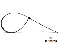 Fascette di cablaggio in plastica Nylon 9.0x1330 mm nere (100pz)