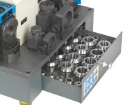 Affilatrice per punte elicoidali Fervi A003/32 con pinze ER