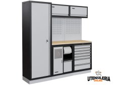 Arredamento modulare multifunzione per officina A007I Fervi 1960x498x2000 mm