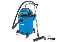 Aspiratore solidi/liquidi Fervi A024/602 con 2 motori, capacità 60 lt Aspiratore solidi/liquidi Fervi A024/602 con 2 motori, capacità 60 lt