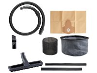 Aspiratore solidi/liquidi Fervi A025/30 in acciaio inox, capacità 30 lt