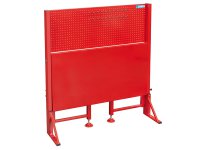 Banco da lavoro pieghevole Fervi B019 piano in acciaio 1195x648x41mm