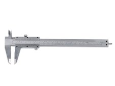Calibro analogico satinato Fervi C019/150 con vite di bloccaggio, 150mm