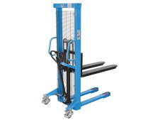 Sollevatore per pallet Fervi 0143A con freno e pedale di sollevamento 1000kg Sollevatore per pallet Fervi 0143A con freno e pedale di sollevamento 1000kg