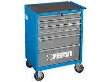 Carrello portautensili Fervi C900/B a 6 cassetti,685x455x850 mm