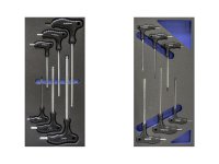 Carrello portautensili Fervi C900/CC01 a 6 cassetti con 113 utensili per l'automotive